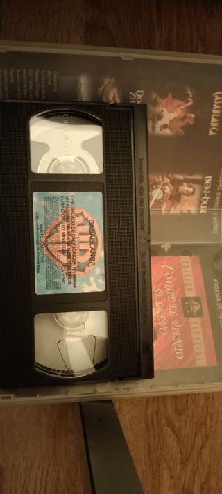 Casablanca VHS Edición Especial 75 Aniversario