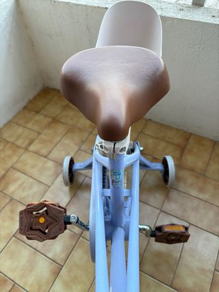 Bici niña 14 pulgadas con ruedines