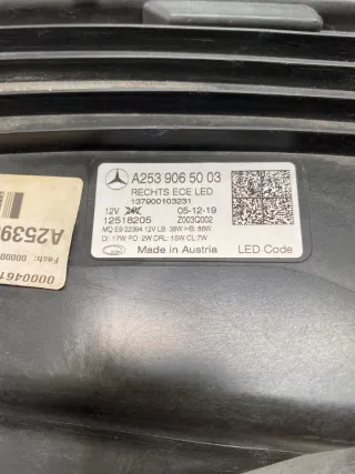 Faro Delantero Mercedes GLC A2539065003
