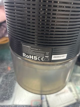 Deshumidificador Portátil QEXREED Negro