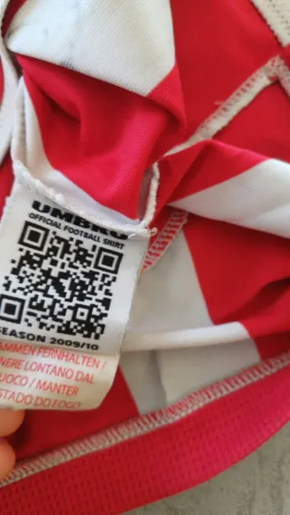 Primera equipación Athletic Club 2009/10 Umbro