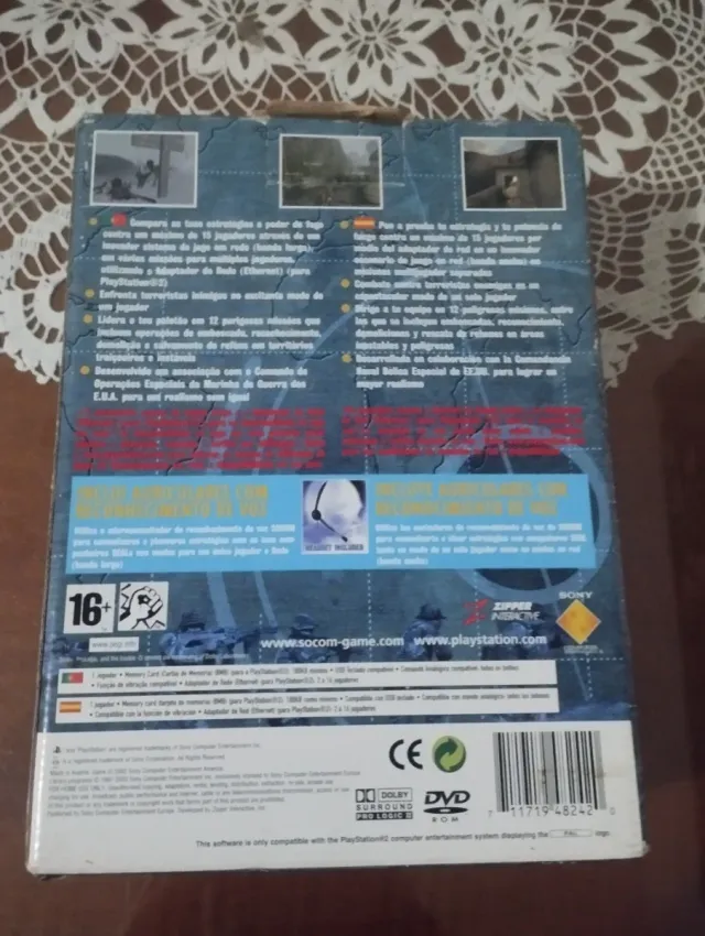 Juego PlayStation 2 socom edición especial