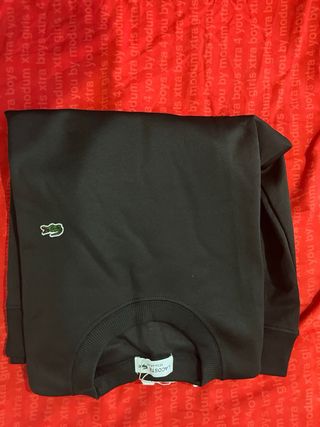 Sudadera Lacoste Negra