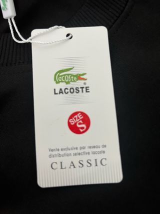 Sudadera Lacoste Negra