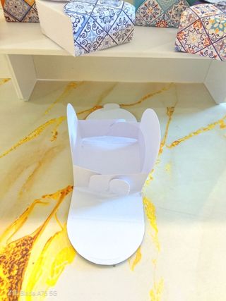 10 Porta confetti stile maiolica