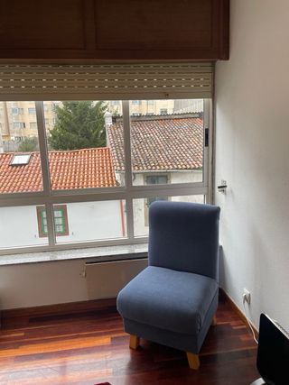 4 Sillones azules de tela