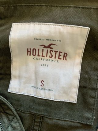 Chaqueta Hollister verde militar