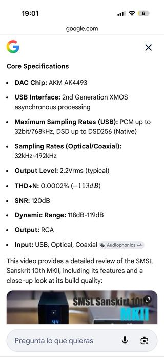 SMSL Sanskrit 10th MkII AK4493 H DAC