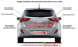 Faro Antiniebla Izdo=Dcho SUZUKI SWIFT año 2005 a