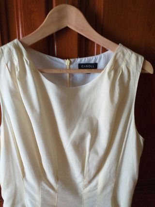 Vestido amarillo Caroll