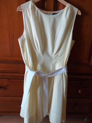 Vestido amarillo Caroll