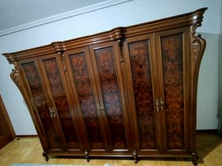 Habitación completa madera oscura