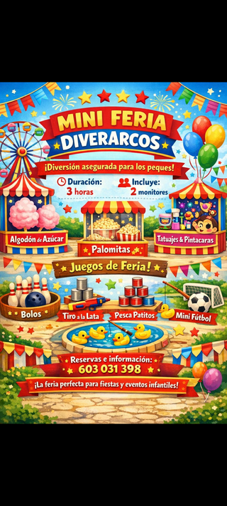 Mini feria para eventos