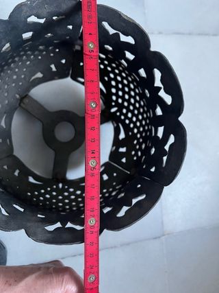 Macetero Vintage Metal Negro