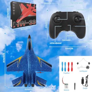 - LUFEIS Avión de Control Remoto, Avión RC, Avió