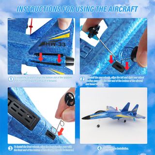 - LUFEIS Avión de Control Remoto, Avión RC, Avió