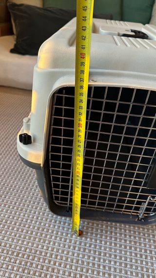 Transportín Perro/Gato Beige y Gris 54cm largo