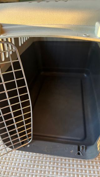 Transportín Perro/Gato Beige y Gris 54cm largo