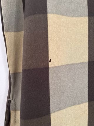 Mono ASOS cuadros negro/verde oliva talla M