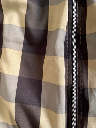 Mono ASOS cuadros negro/verde oliva talla M