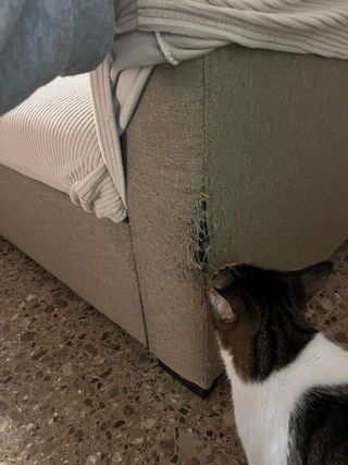 Sofá modular beige tela