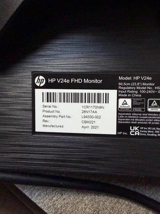 Monitor LG 24 pulgadas Negro