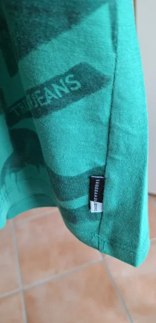 Maglia Trussardi Jeans verde scollo rotondo