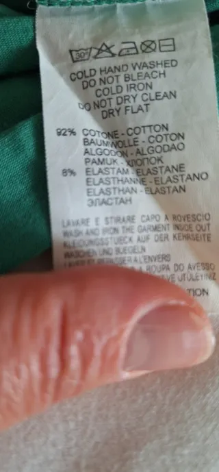 Maglia Trussardi Jeans verde scollo rotondo