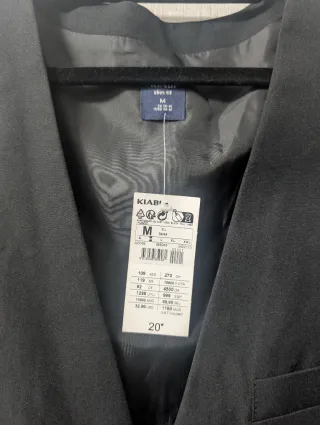 Chaleco negro para traje
