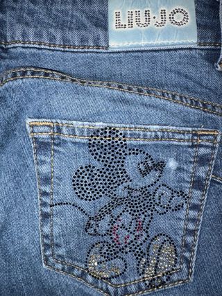 Pantalone donna jeans firmato Lui-jo Disney