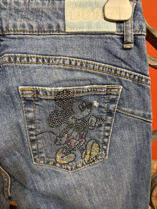 Pantalone donna jeans firmato Lui-jo Disney