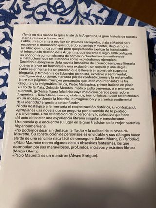 Novela 'El contrabando ejemplar'