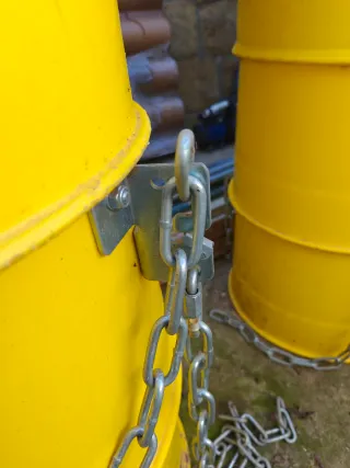 Tubos Bajante Escombros Amarillos