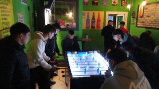 Instalacion de futbolines tsunami , dianas online