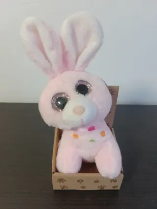 Peluche Conejo Rosa Pequeño