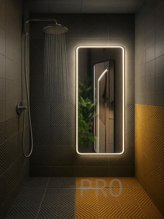 Espejo LED Táctil Cuadrado modelo 2096