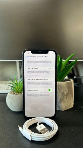 iPhone 12 64GB Negro • Batería 100% • Mínimo uso