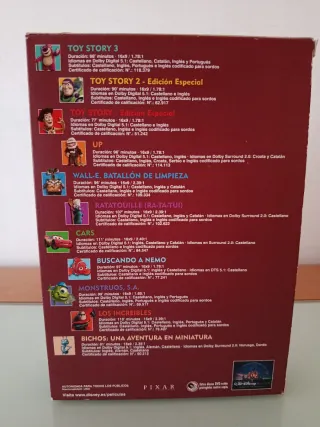 Colección Pixar 11 DVDs