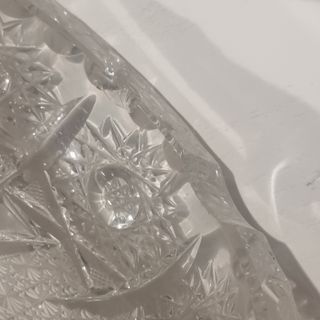 Posacenere vintage cristallo Boemia anni '70