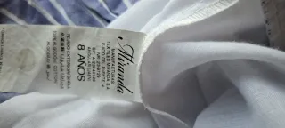 Vestido Miranda Talla 8 Azul Rayas