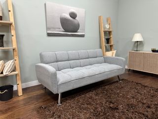 Sofacama Moderno Abatible Nuevo Gris