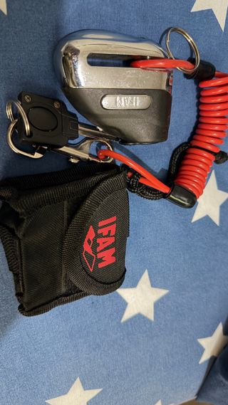 Candado Pinza Freno Moto IFAM Negro