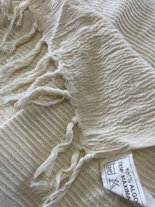 Colcha Cama Casal Bege