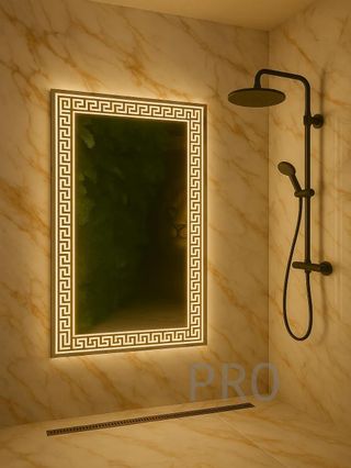 Espejo LED Táctil Cuadrado modelo 2017