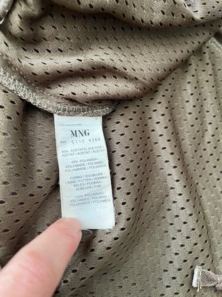 Bomber con capucha Mango M