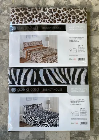 Completo letto Animalier