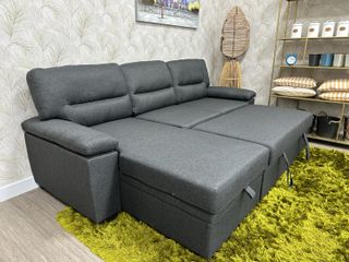 NUEVO - Sofa Cama con Arcon Y Chaise Reversible