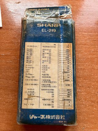 Calculadora Sharp Vintage