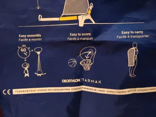 Canasta infantil plegable Decathlon