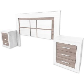 Pack Oferta Cabecero + 2 Mesitas Nuevo Dormitorio